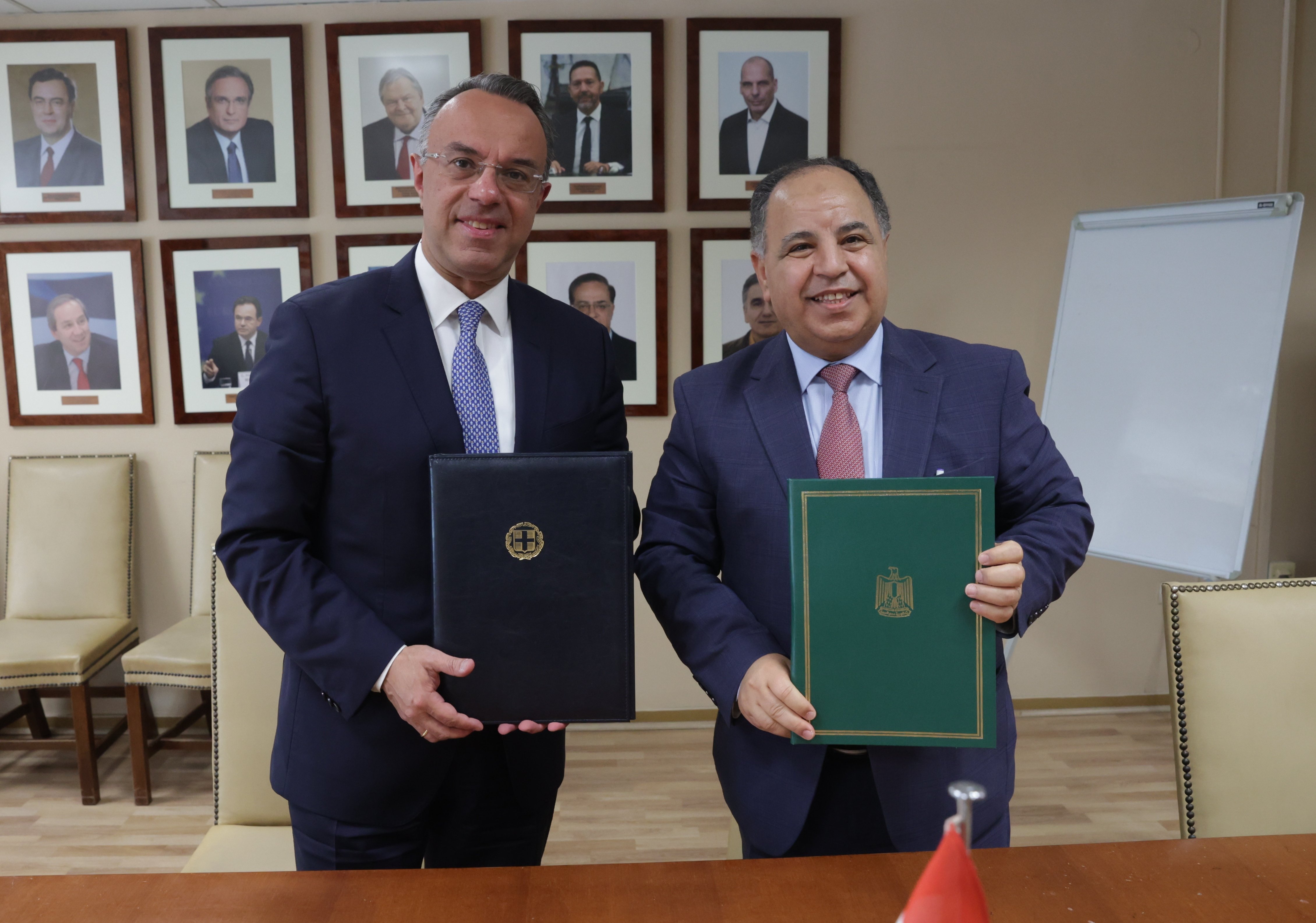 Μνημόνιο Συνεργασίας μεταξύ των Υπουργείων Οικονομικών της Ελλάδας και της Αιγύπτου